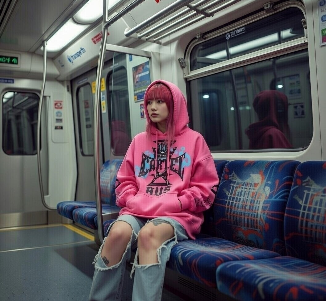 DRIP CARTEL QUEEN HOODIE pink edition