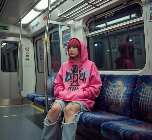 DRIP CARTEL QUEEN HOODIE pink edition